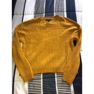 Mustard short sweater